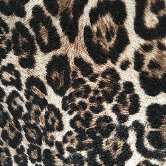 Forever 21-Long Sleeve Leopard Dress - Picture 5 of 5